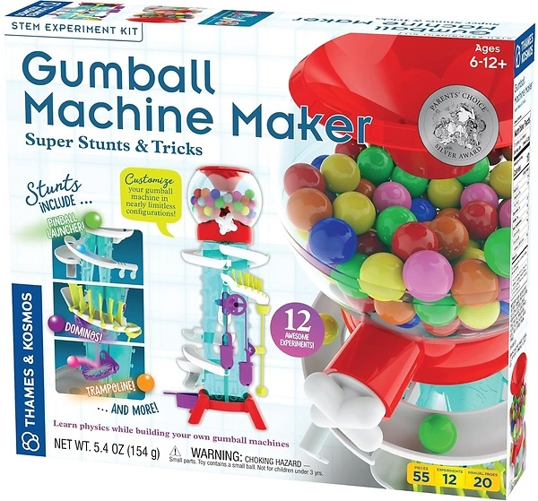 Thames & Kosmos Gumball Machine Maker Lab - Build Machines, 12 Experiments