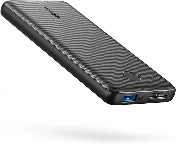 Anker Portable Charger, Power Bank, 10, 000 mAh Battery Pack with PowerIQ Charging Technology and USB-C (Input Only) for iPhone 15/15 Plus/15 Pro/15 P...