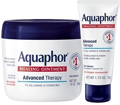 Aquaphor Healing Ointment Set, Body Moisturizer, 14 Oz Jar + 1.75 Oz Tube
