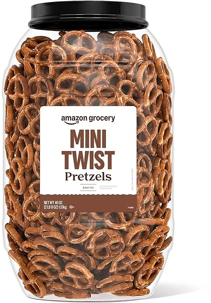 Amazon Grocery Mini Twist Pretzels, 40 Oz