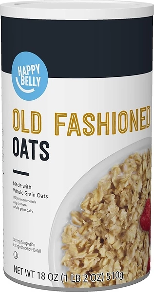 Happy Belly, Old Fashioned Oats, 18 Ounce