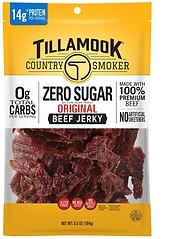 Tillamook Country Smoker Keto Friendly Zero Sugar Beef Jerky, Original, 6.5 Ounce