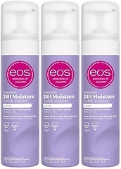 eos Shea Better Shaving Cream- Lavender, Women's Shave Cream, Skin Care, Doubles as an In-Shower Lotion, 24-Hour Hydration, 7 fl oz, 3-Pack