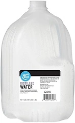 Amazon Brand - Happy Belly Distilled Water, 128 fl oz