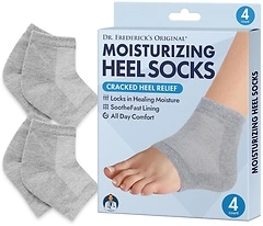 Dr. Frederick's Heel Socks, Cracked Heel Treatment, 2 Pairs