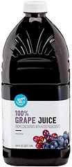Amazon Brand - Happy Belly Grape Juice, Bottle, 64 fl oz