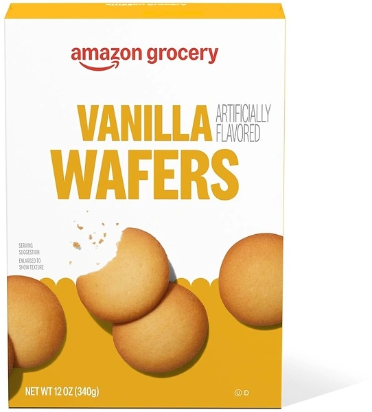 Amazon Grocery, Vanilla Wafers, 12 Oz