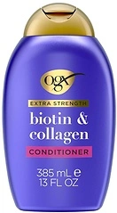 OGX Extra Strength Biotin and Collagen Conditioner, 13 fl oz, Sulfate-Free