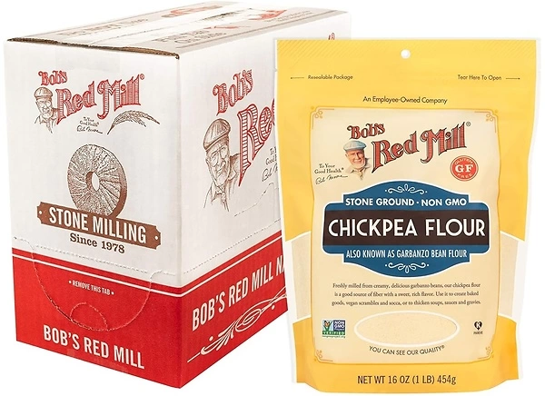 Bob's Red Mill Chickpea Flour, 16-ounce (Pack of 4)