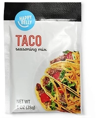 Amazon Brand - Happy Belly Taco Seasoning Mix, 1 ounce