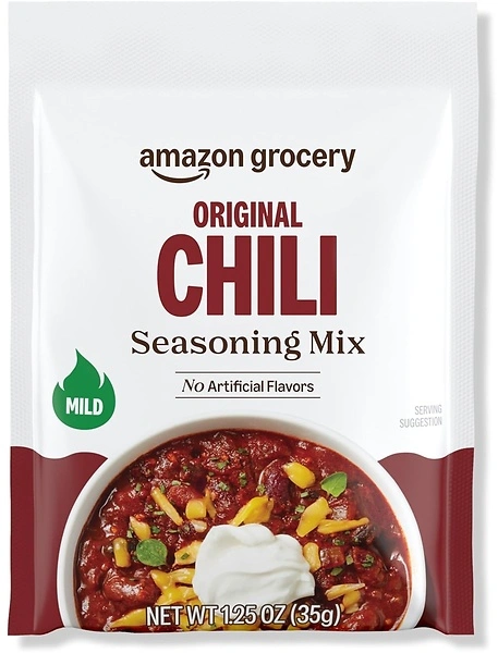 Amazon Grocery Original Chili Seasoning Mix, 1.25 Oz