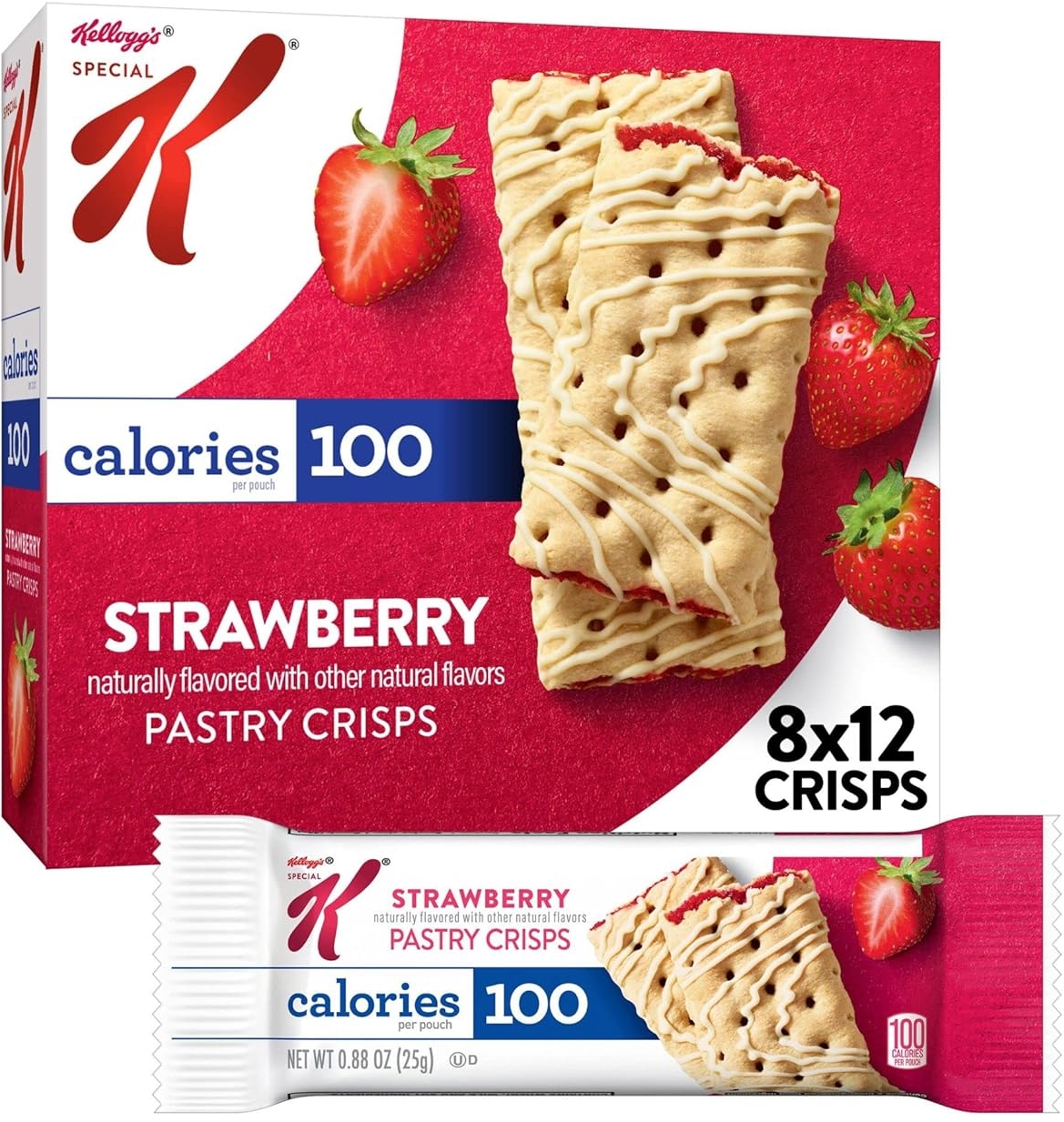 Amazon Deal on Special K Pastry Crisps, Breakfast Bars, 100 Calorie ...