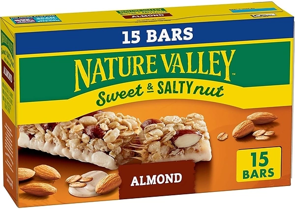 Nature Valley Granola Bars, Sweet and Salty Nut, Almond, 1.2 oz, 15 ct