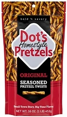 Dot's Pretzels Original Seasoned Pretzel Twist Snack, 16oz Grocery Sized Bag