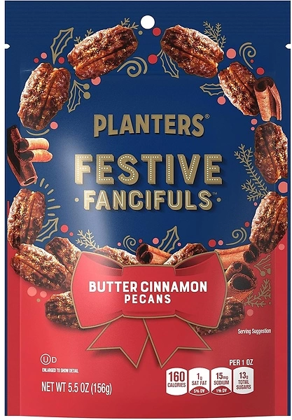 Planters Limited Edition Kettle Cooked Butter Cinnamon Pecans, 5.5 oz Bag