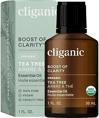 Cliganic Organic Tea Tree Essential Oil, 100% Pure Natural, Aromatherapy