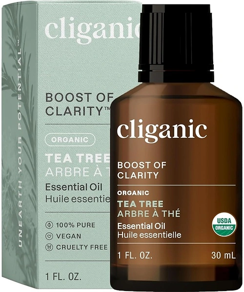Cliganic Organic Tea Tree Essential Oil, 100% Pure Natural, Aromatherapy