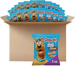 Kellogg's SCOOBY-DOO! Baked Graham Cracker Snacks, Cinnamon, 40 Pouches
