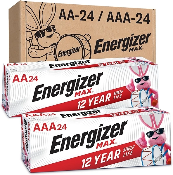 Energizer Max AA & AAA Batteries Combo Pack, 48 Count