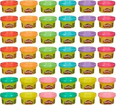 Play-Doh Bulk 42-Pack of 1-Ounce Cans, Basket Stuffers, Kids Crafts