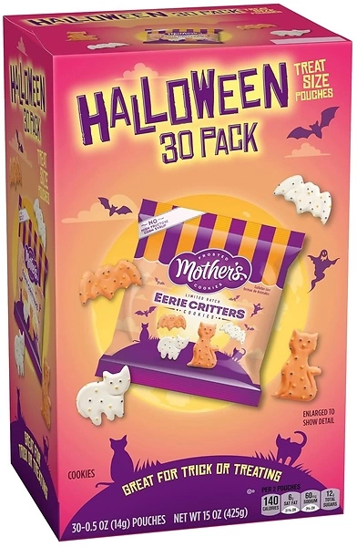 Mother's Circus Animals Halloween Cookies, 0.5 Oz. (Pack of 30)