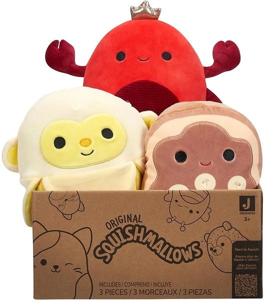 Squishmallows Original Mystery 3-Pack (8-Inch) – Official Jazwares Plush