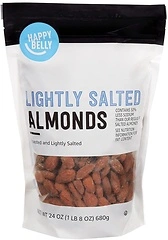Amazon Brand - Happy Belly Roasted & Lightly Salted Almond, 24 ounce