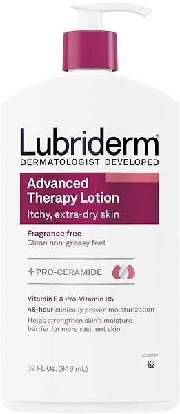 Lubriderm Advanced Therapy Moisturizing Lotion, Pro-Ceramide, 32 FL OZ