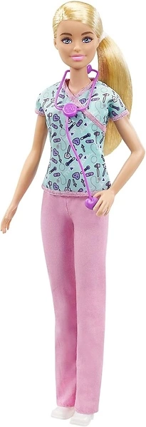 Barbie Nurse Fashion Doll & Accessory Set, Stethoscope Included