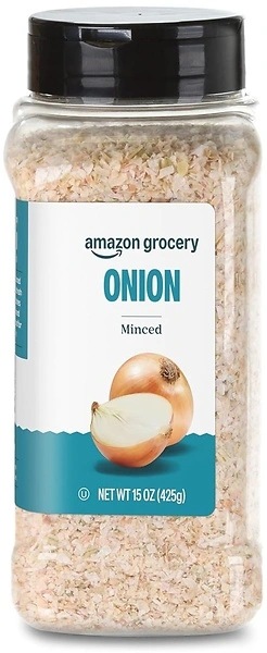 Amazon Grocery, Minced Onion, 15 Oz