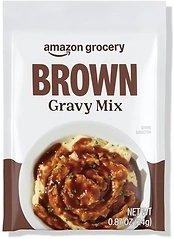 Amazon Grocery, Brown Gravy Mix, 0.87 Oz