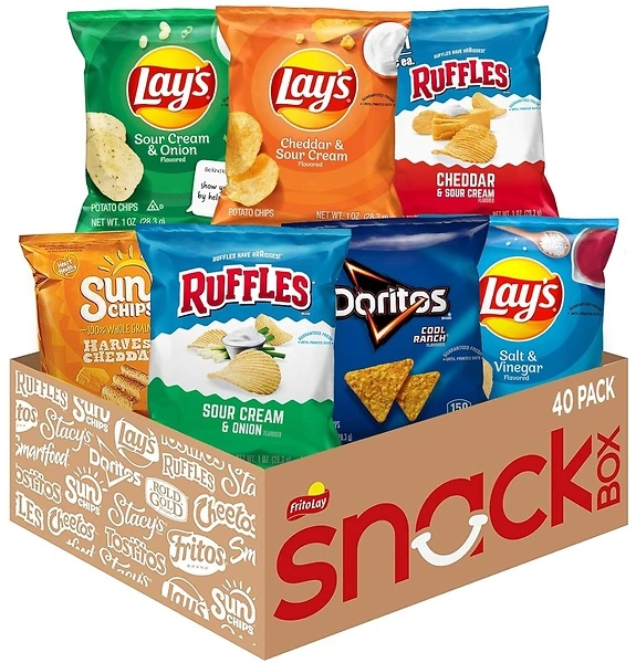 Frito Lay Tangy Favorites Mix Variety Pack, 1 Ounce (Pack of 40)