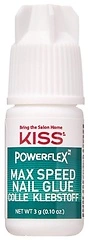 KISS PowerFlex Maximum Speed Nail Glue - Fast Drying Adhesive, 0.10 oz