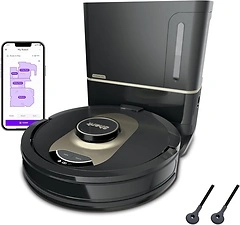 Shark AV2501AE AI Robot Vacuum with XL HEPA Self-Empty Base, Bagless, Black