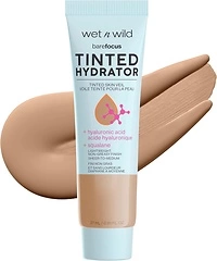 wet n wild Bare Focus Tinted Hydrator Matte Finish, Medium Tan, Oil-Free Makeup