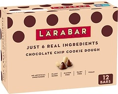 Larabar Chocolate Chip Cookie Dough, Gluten Free Fruit & Nut Bar, 12 Ct