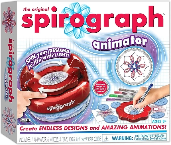 Spirograph Animator - Classic Craft for Countless Designs, Ages 8+
