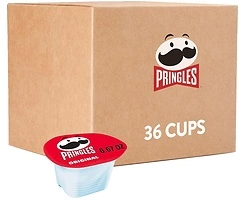 Pringles Potato Crisps Chips, Lunch Snacks, On-the-Go Snacks, Original (36 Cups)