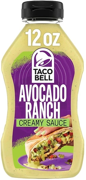 Taco Bell Creamy Avocado Ranch Sauce, 12 ounce
