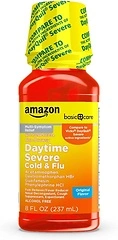 Amazon Basic Care Severe Daytime Cold & Flu, Maximum Strength, 8 fl oz
