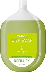 Method Dish Soap Refill, Lime + Sea Salt, Biodegradable Formula, 54 Fl Oz