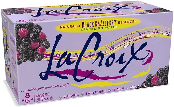 LaCroix Sparkling Water, Black Razzberry, 12 Fl Oz (pack of 8)
