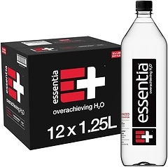 Essentia Water LLC, 99.9 Pure, Infused with Electrolytes for a Smooth Taste, pH 9.5 or Higher Ionized Alkaline Water, Black, 42.3 Fl Oz (Pack of 12)
