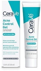 CeraVe Acne Control Gel, 2% Salicylic Acid Treatment, 1.35 Fl Oz
