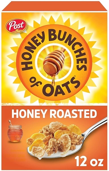 Honey Bunches of Oats Honey Roasted Cereal, Heart Healthy, 12 Ounce