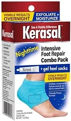 Kerasal Intensive Foot Repair Ointment, 1 Oz & Zen Toes Gel Moisturizing Socks, 1 Pair