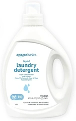Amazon Basics Concentrated Liquid Laundry Detergent, 110 Loads, 82.5 Fl Oz