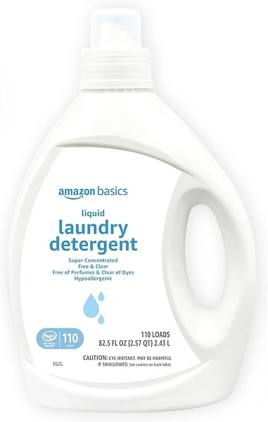 Amazon Basics Concentrated Liquid Laundry Detergent, 110 Loads, 82.5 Fl Oz