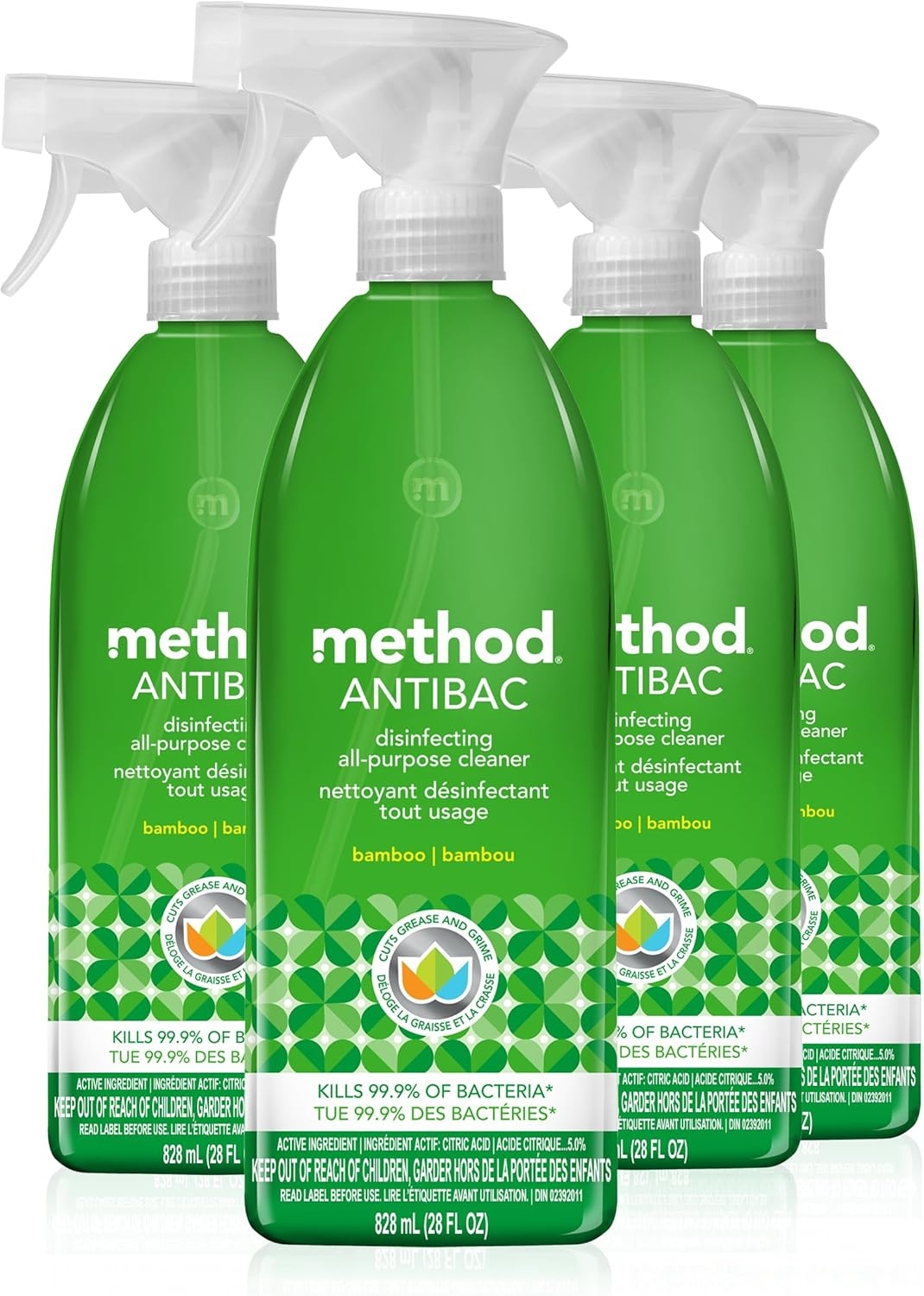 Amazon Deal on Method Antibacterial AllPurpose Cleaner Spray, Bamboo