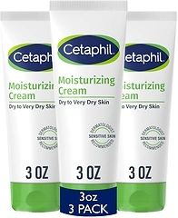 Cetaphil Face & Body Moisturizer, Hydrating Cream for Dry Skin, 3 oz, Pack of 3